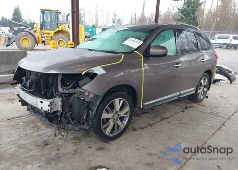 2013 Nissan Pathfinder Platinum z USA, uszkodzony, nr VIN 5N1AR2MN0DC658848